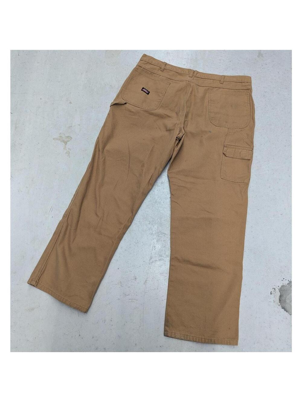 Dickies essential brown canvas carpenter pants